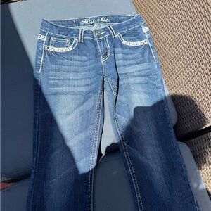 Bedazzled Blue Jeans